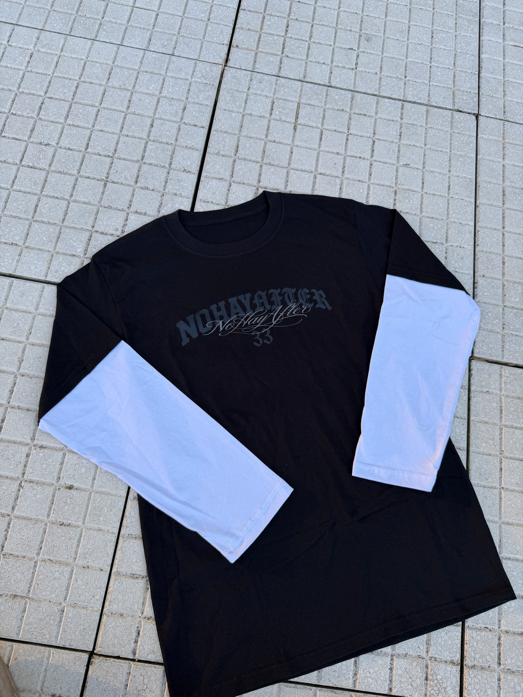 Remera Manga larga Negra
