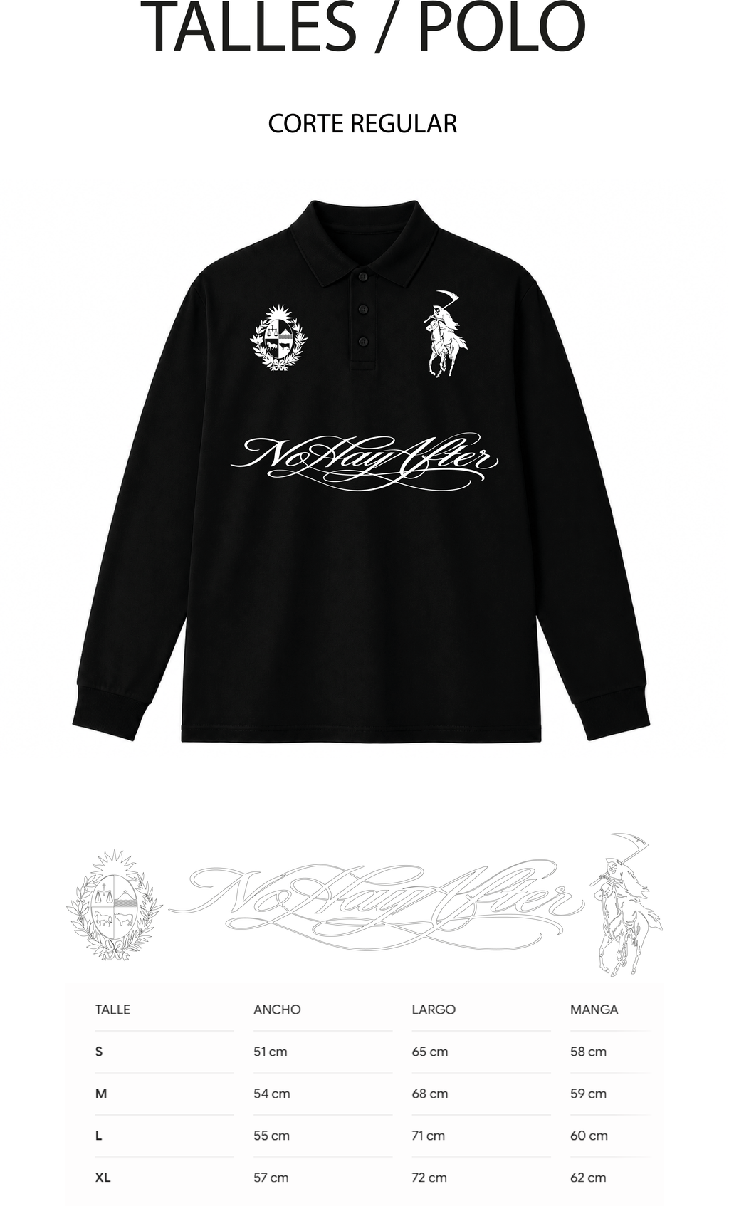 Camiseta Polo Manga Larga