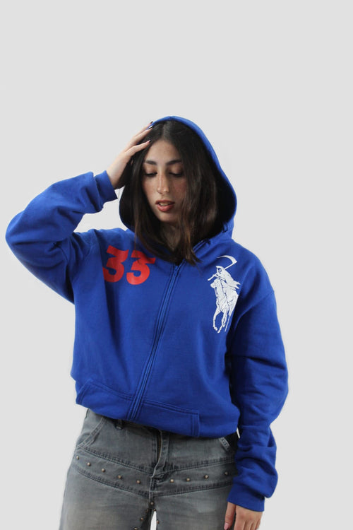 Canguro con cierre Azul Francia