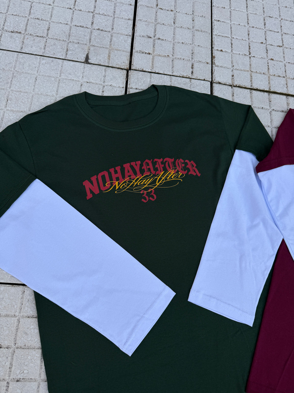 Remera manga larga Verde