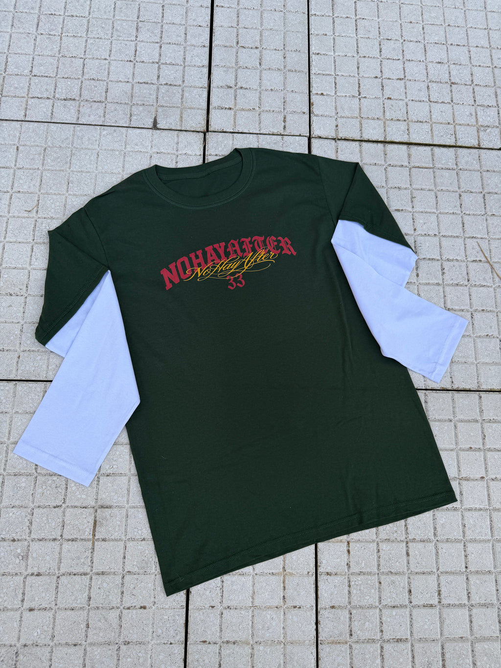 Remera manga larga Verde