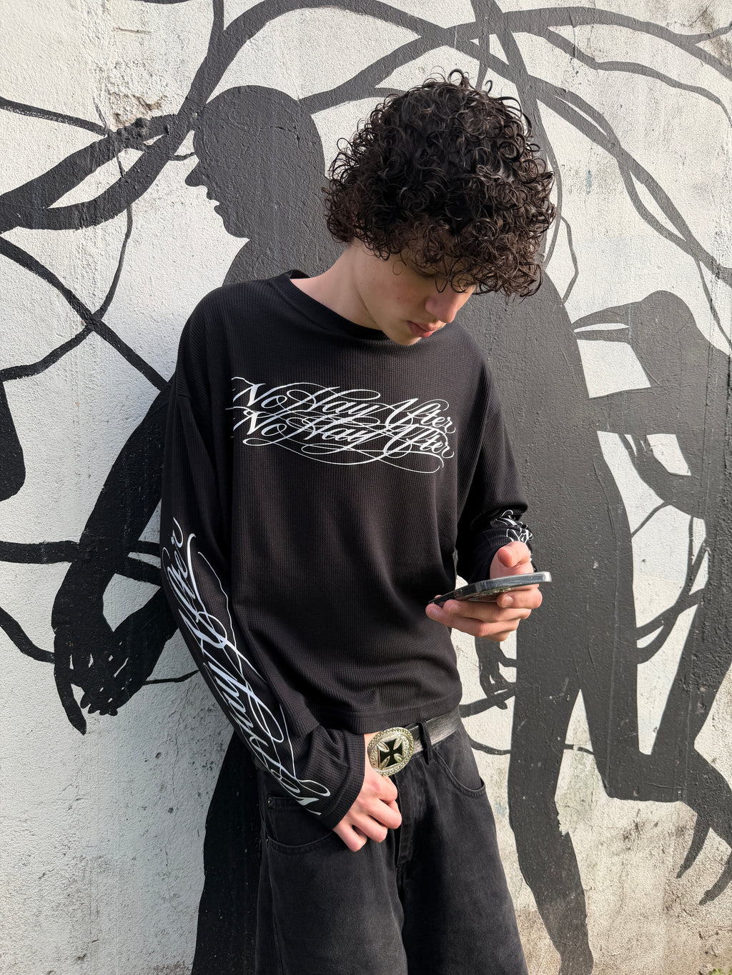 Remera Manga Larga Waffle