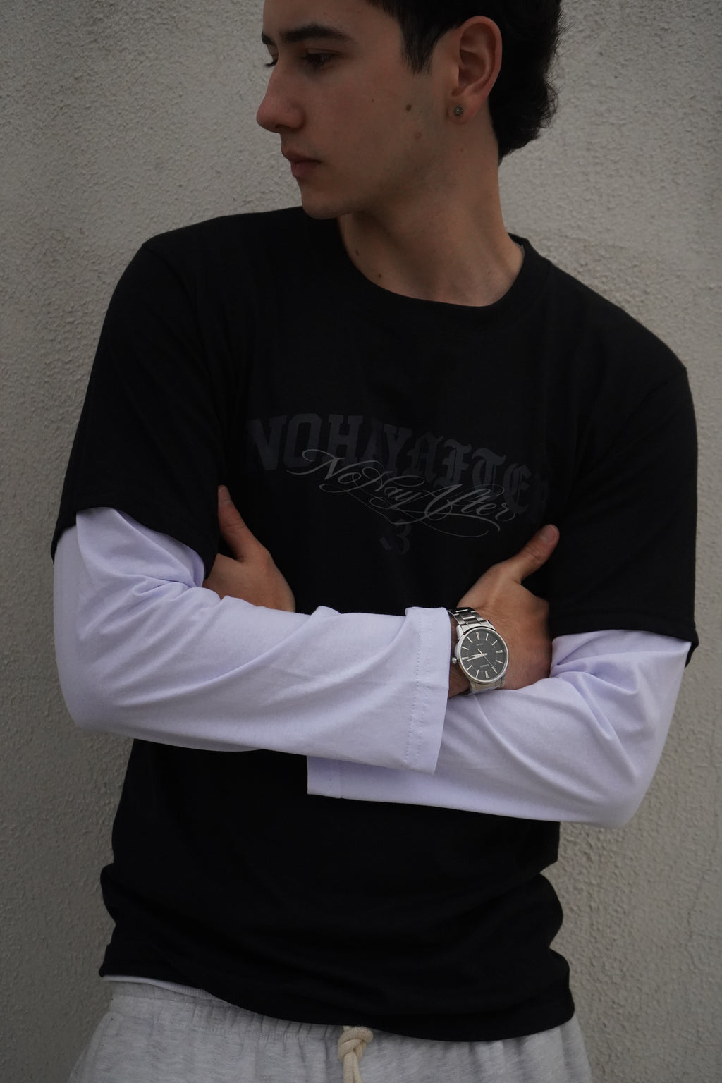 Remera Manga larga Negra