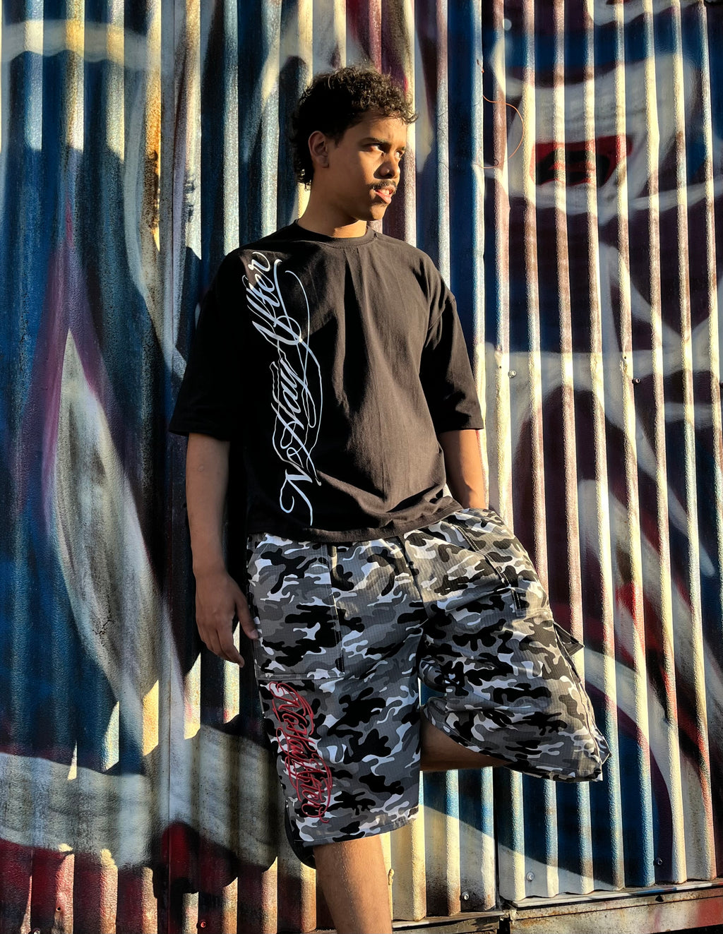 Bermuda Camuflada Blanca