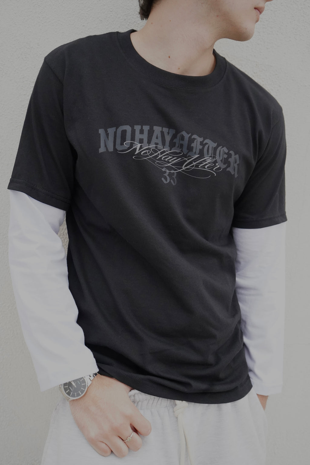 Remera Manga larga Negra