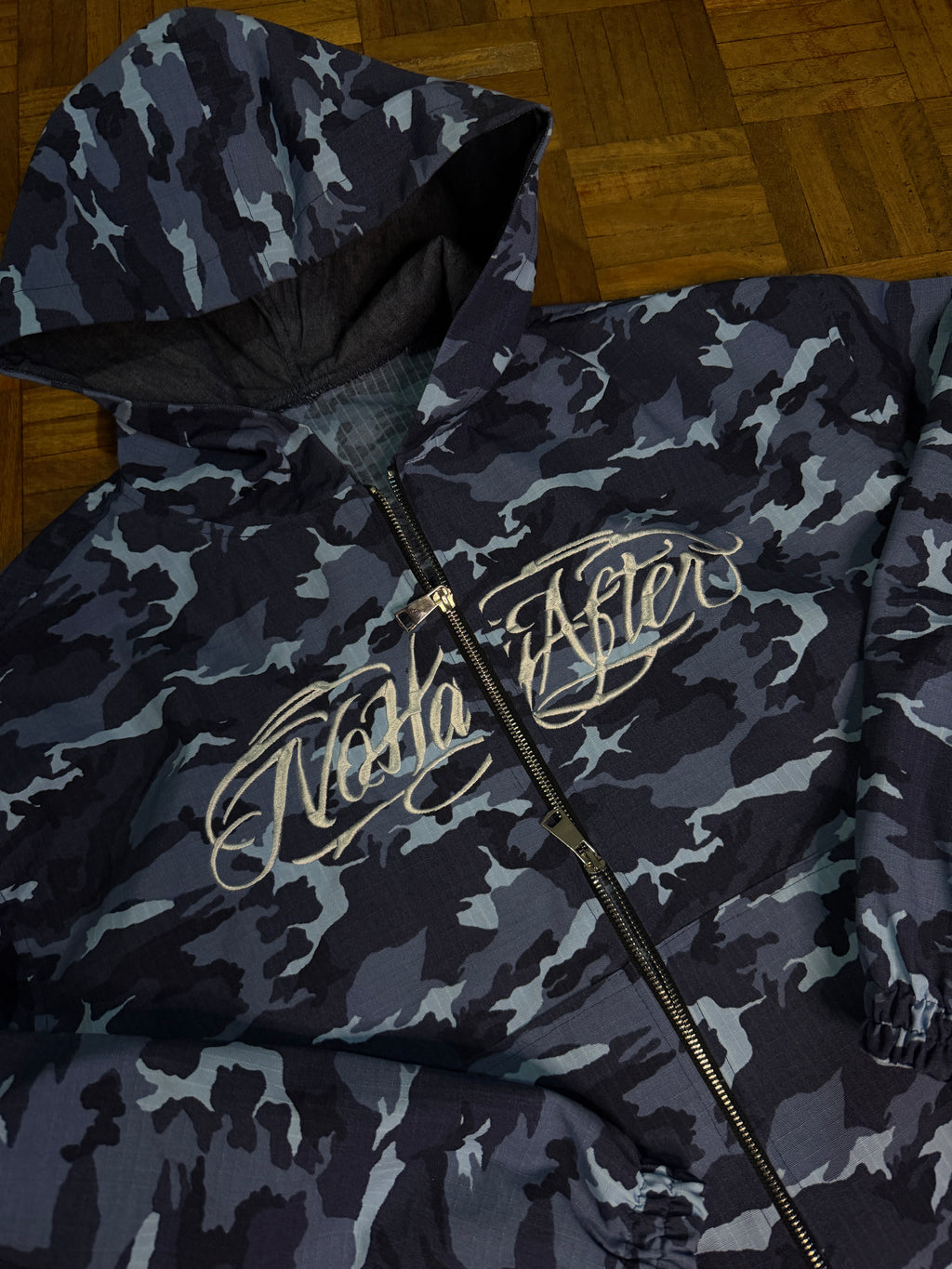 Campera Camuflada Azul