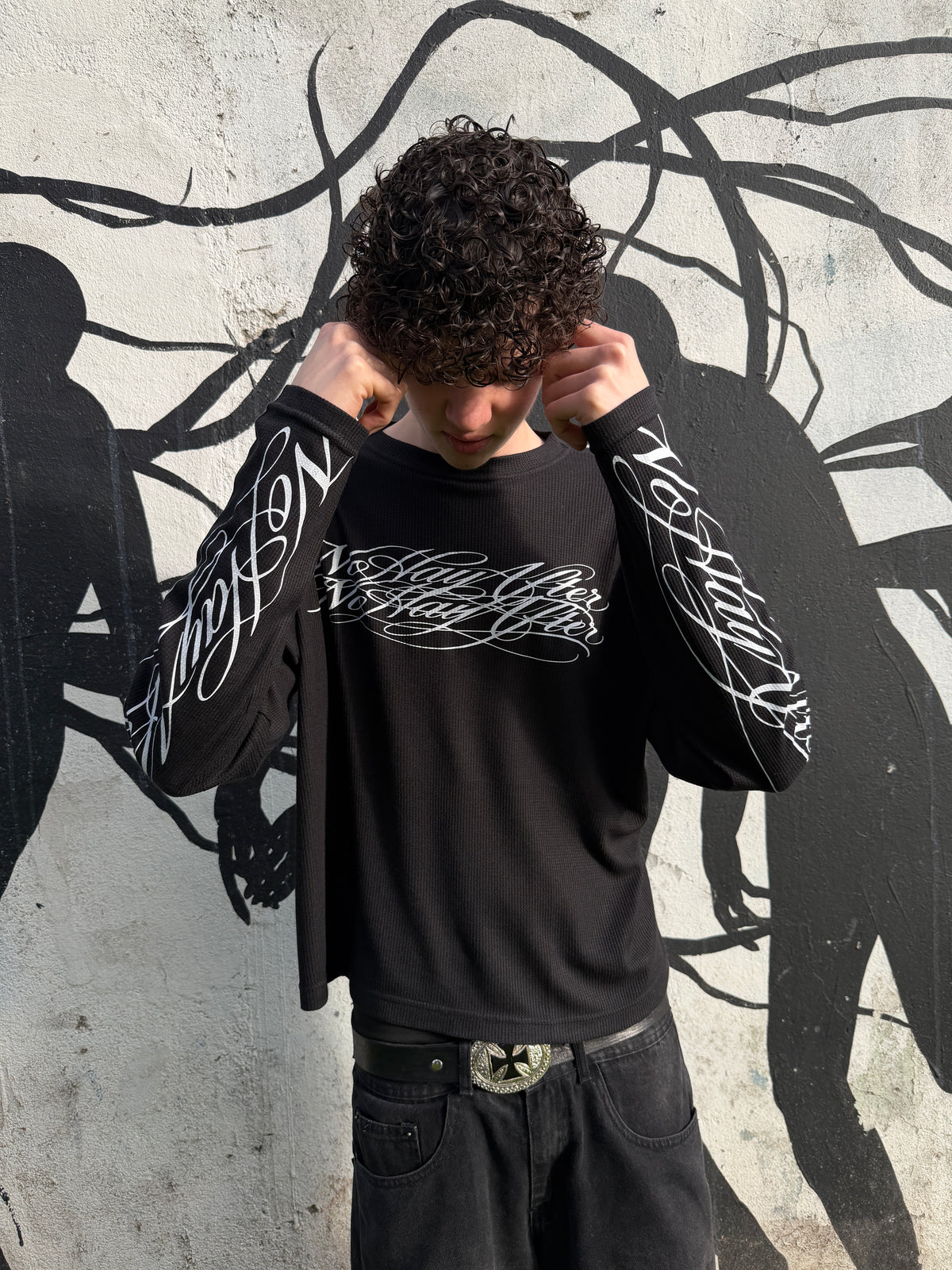Remera Manga Larga Waffle