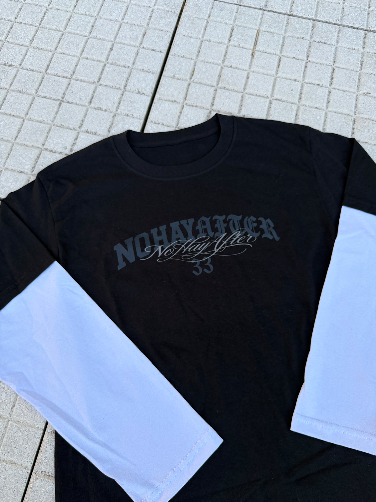 Remera Manga larga Negra
