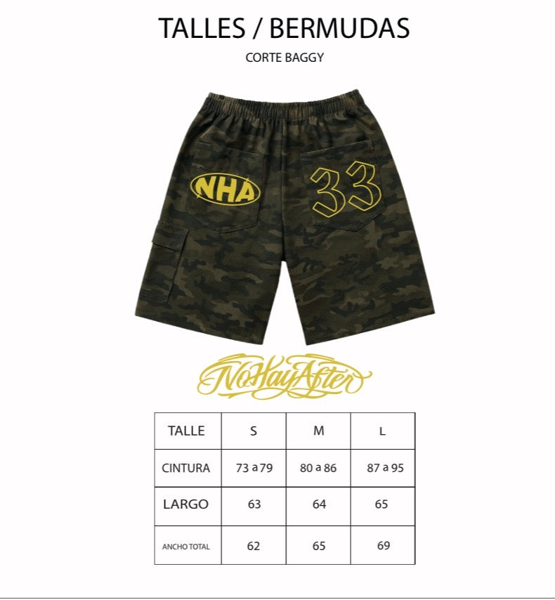 Bermuda Camuflada Verde