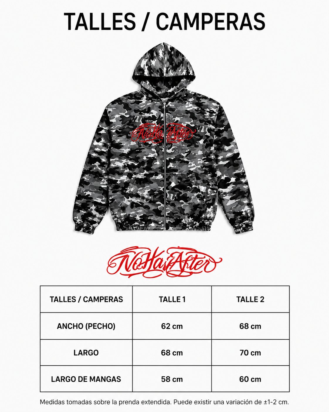 Campera Camuflada Azul