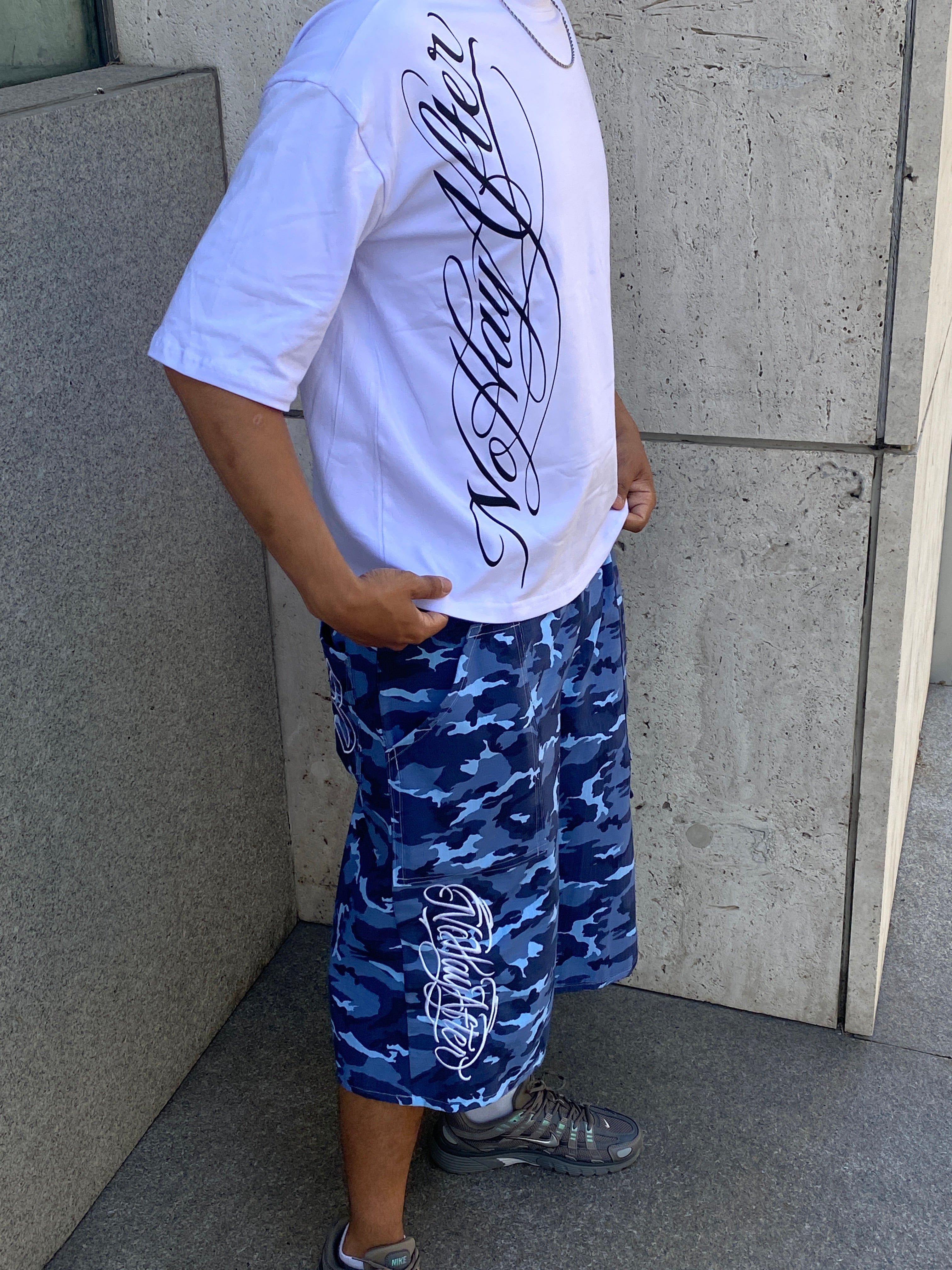 Bermuda Camuflada Azul