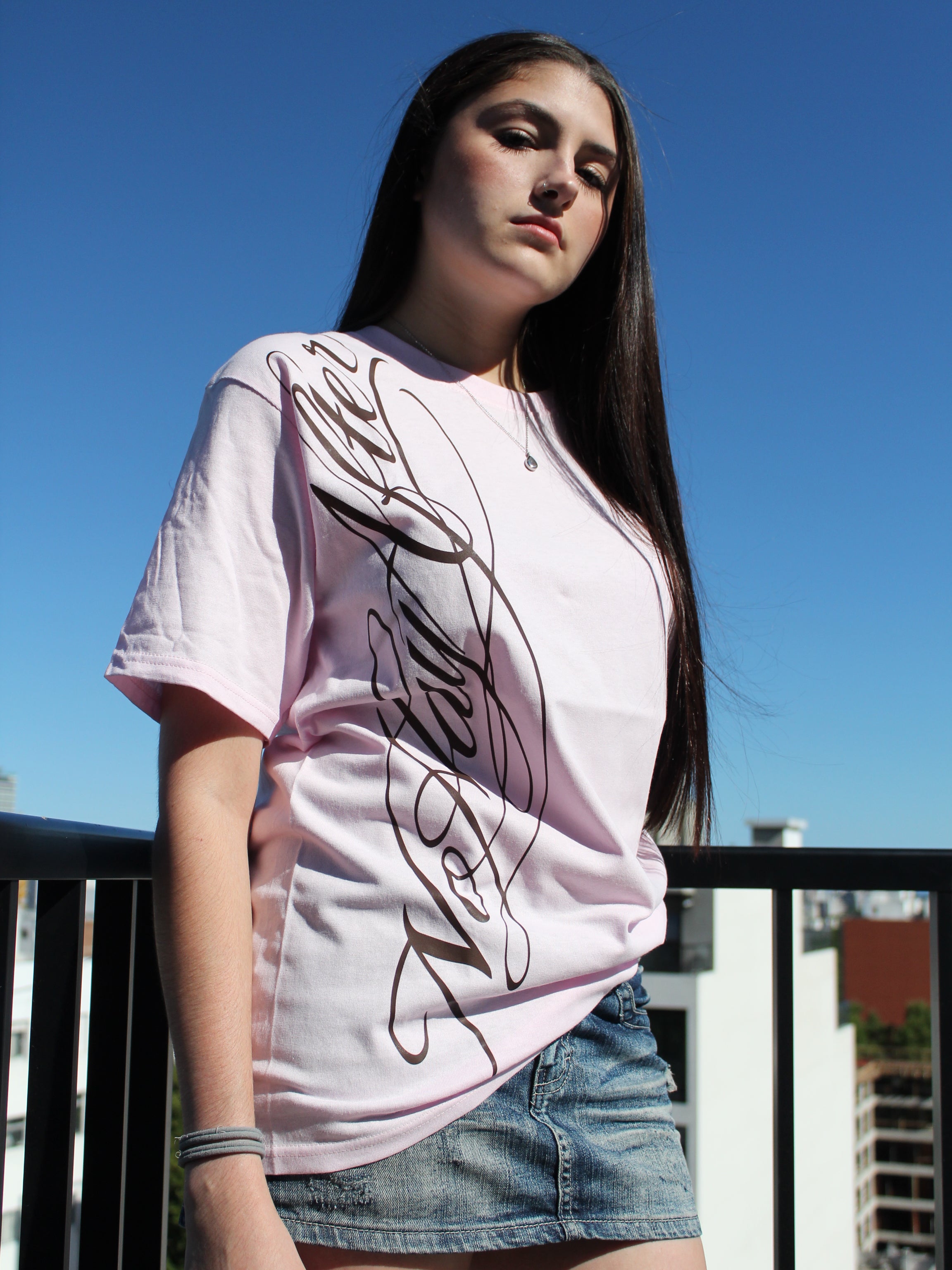 Remera Rosa Pastel
