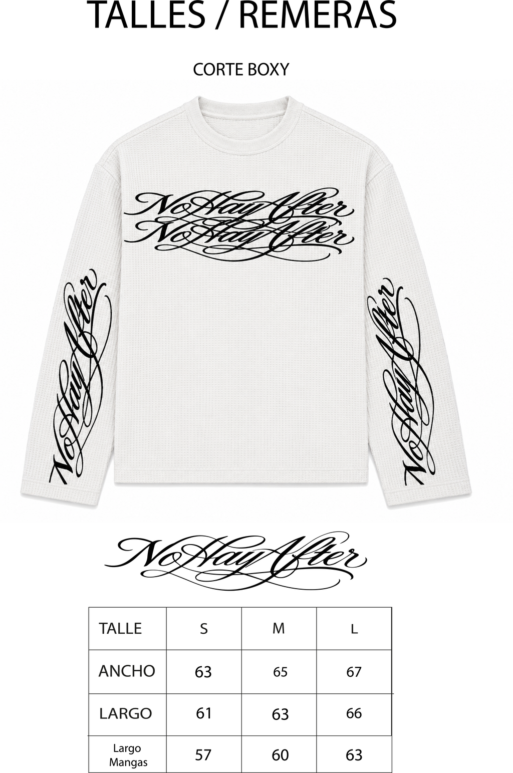 Remera Manga Larga Waffle