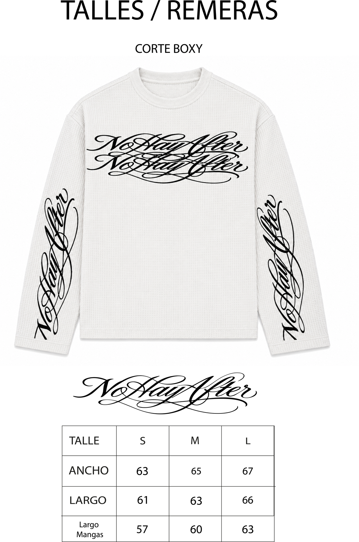 Remera Manga Larga Waffle