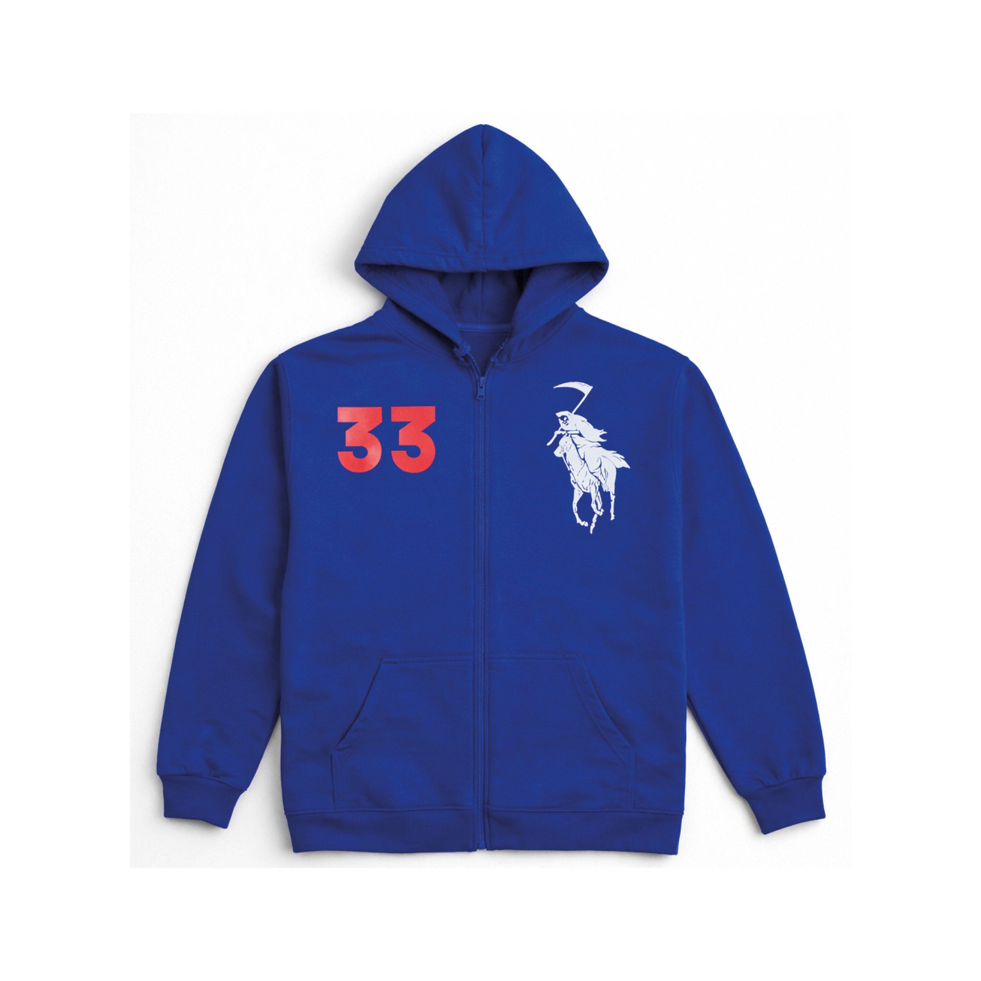 Canguro con cierre Azul Francia