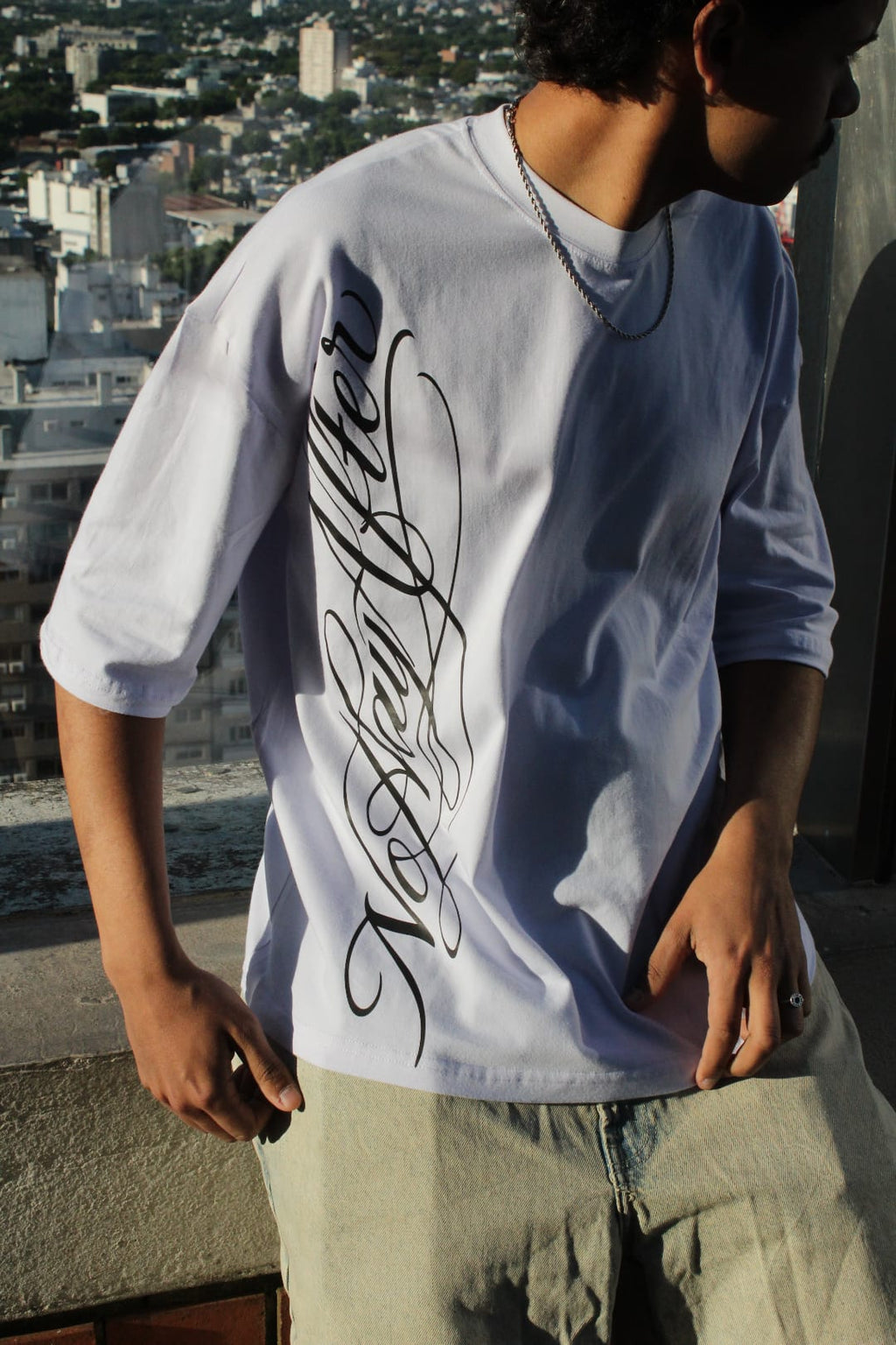 Remera Boxy Blanca