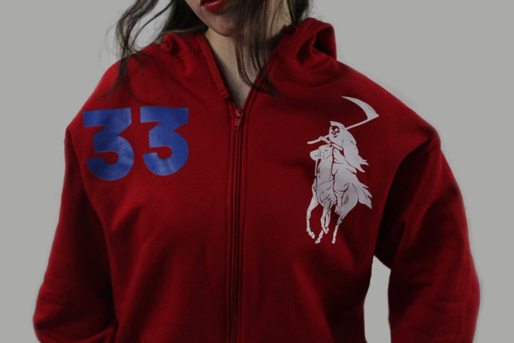 Canguro con cierre Rojo