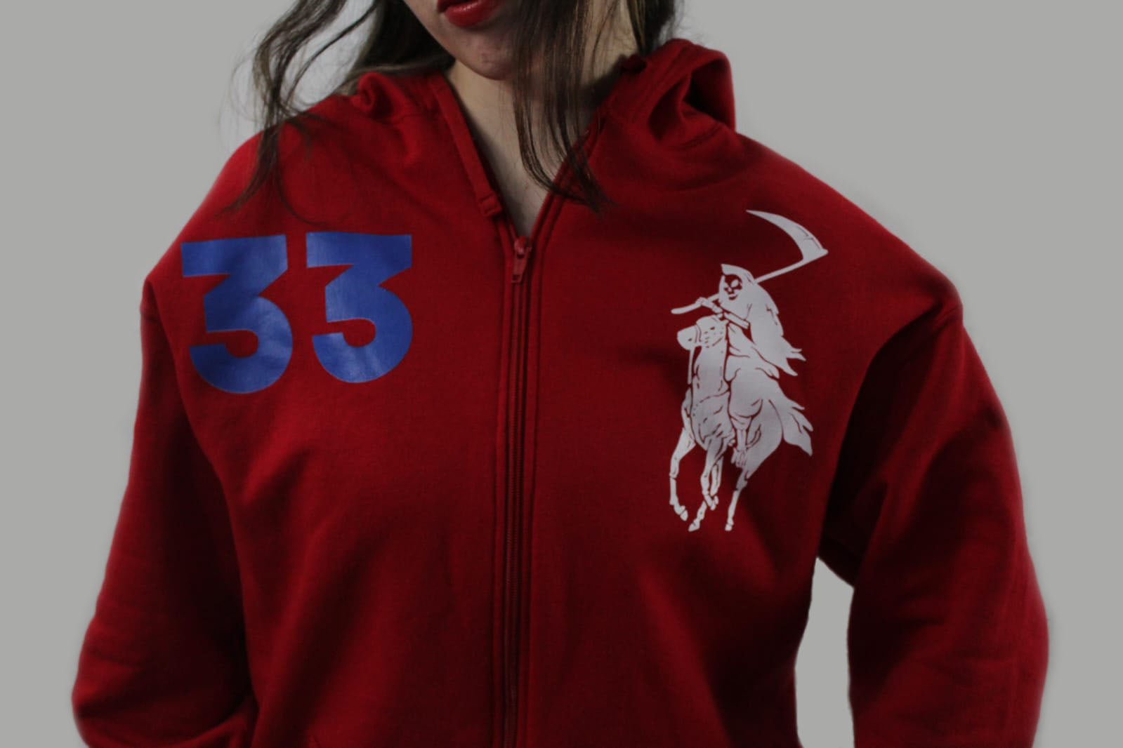 Canguro con cierre Rojo