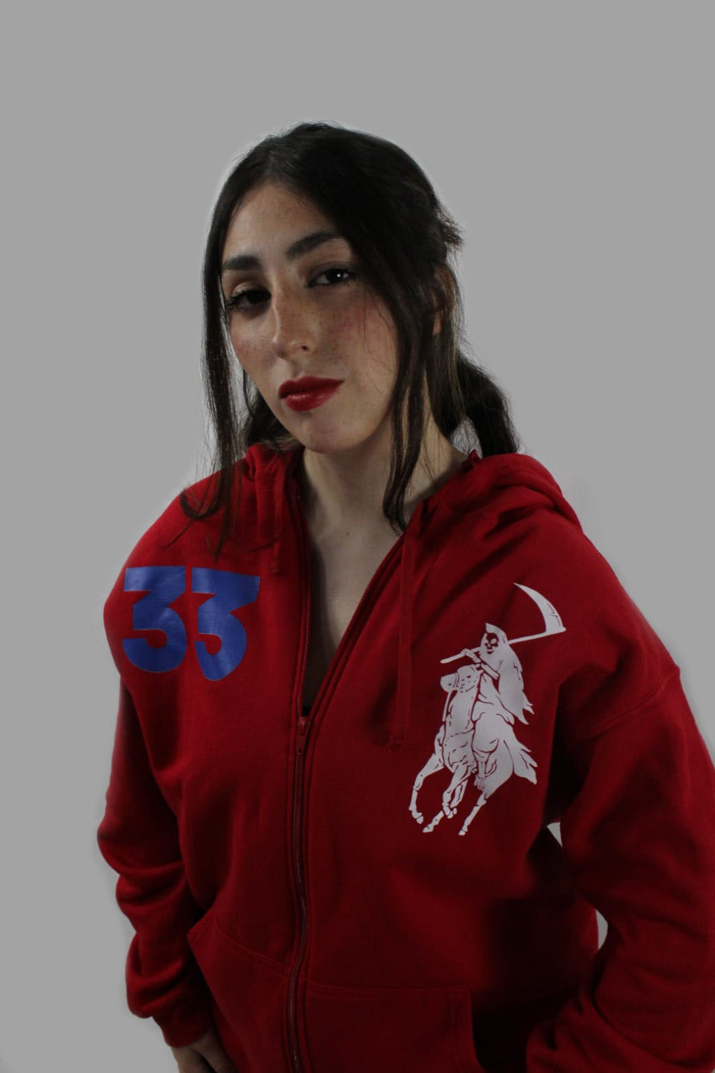 Canguro con cierre Rojo