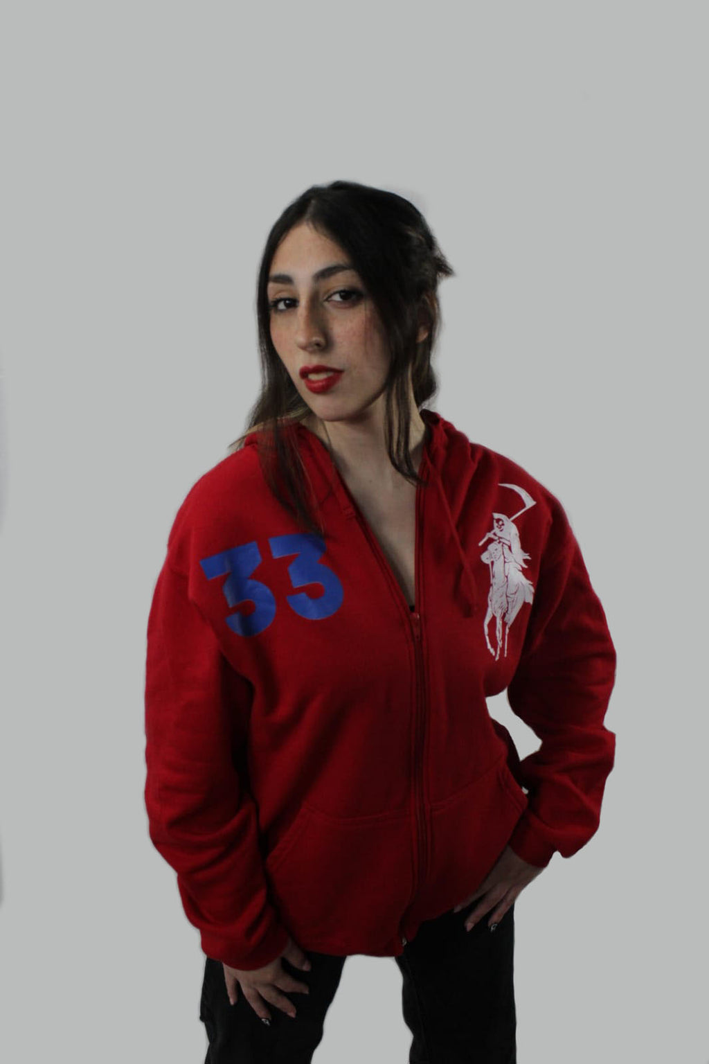 Canguro con cierre Rojo