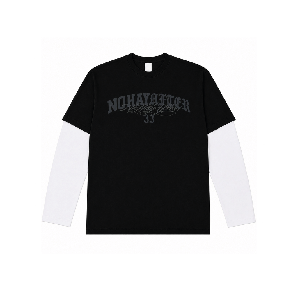 Remera Manga larga Negra