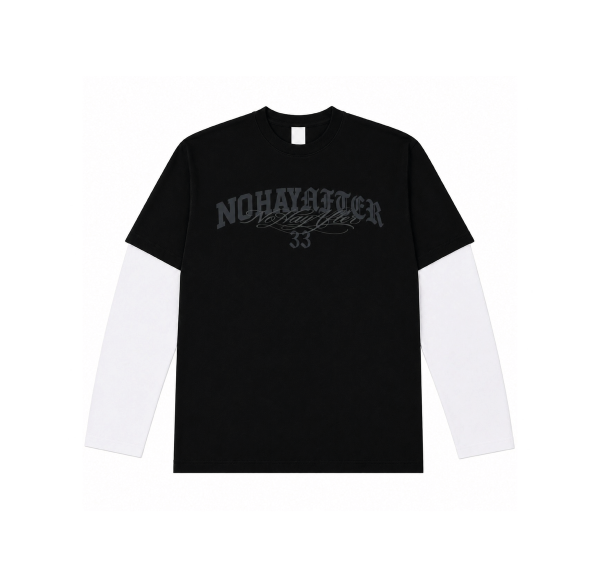 Remera Manga larga Negra