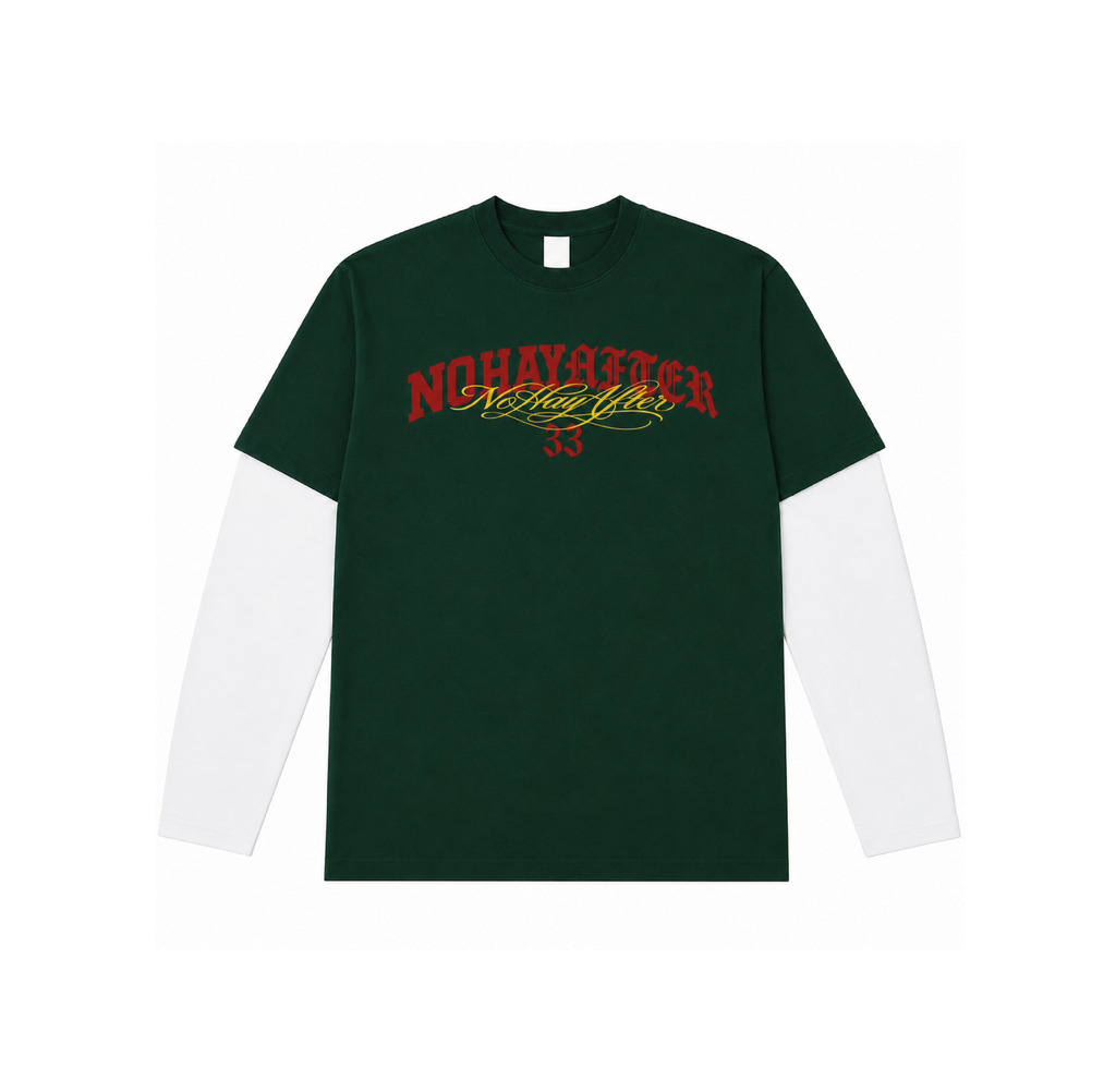 Remera manga larga Verde